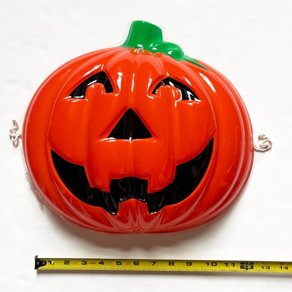 1990's Vintage Halloween JACK-O'-LANTERN Outdoor Light Porch Cover x 6 - Picture 4 of 4